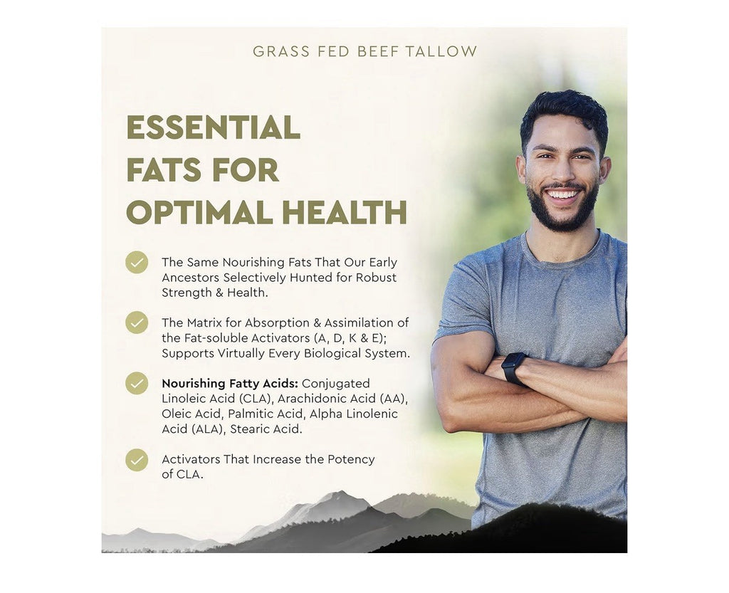 2 Pack Ancestral Supplements Beef Tallow Grass Fed Pasture Raised Supplement