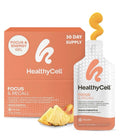 Healthycell Focus & Energy & Recall Gel Daily Liquid Brain Supplement 30 Gel Pak