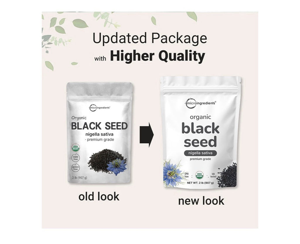 Organic Black Cumin Seed Nigella Sativa Premium Grade  2lbs