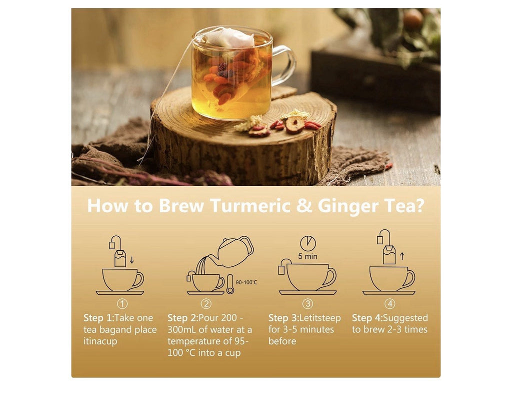 TTTea Ginseng Six Treasure Tea Natural Kidney Cleanse Detox Vitality 2 Pack