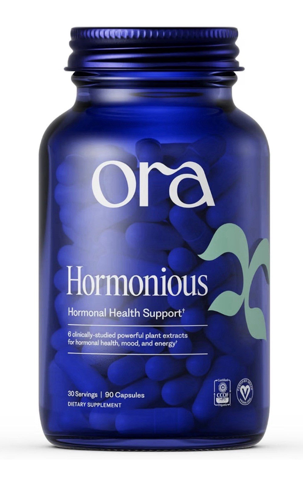Ora Harmonious Hormonal Health Support Mood And Energy 90 Capsules