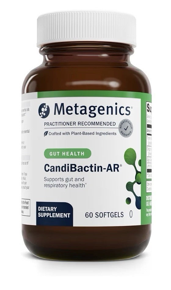 Metagenics CandiBactin-AR Support Gut And Respiratory Health Digestive 60softgel