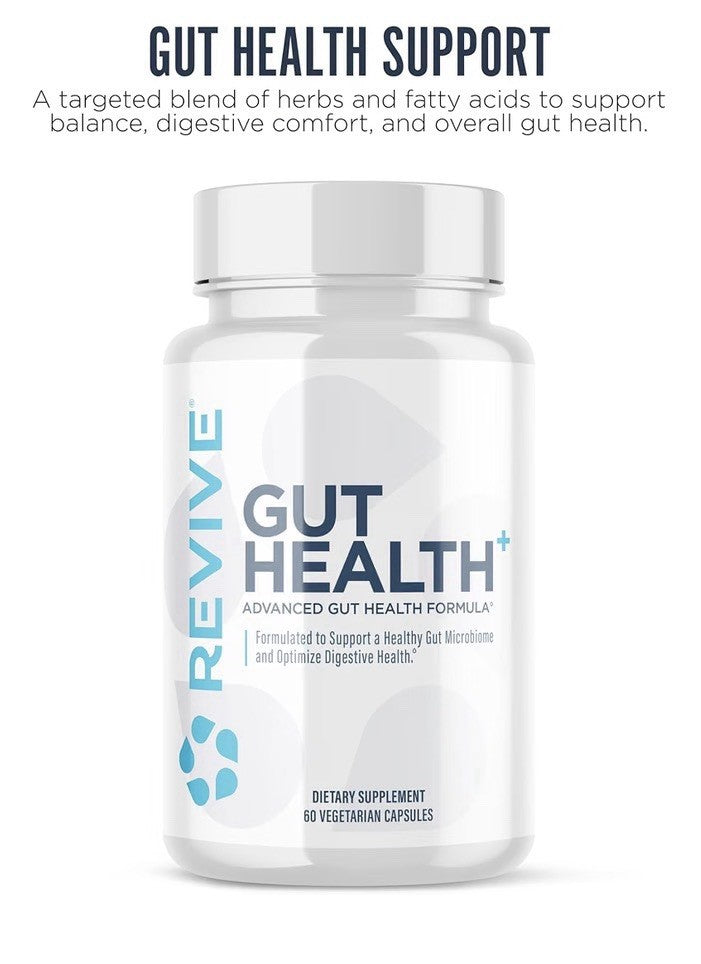 Revive MD Gut Health Microbiome Digestive Health Support for Men & Women 60 Caps