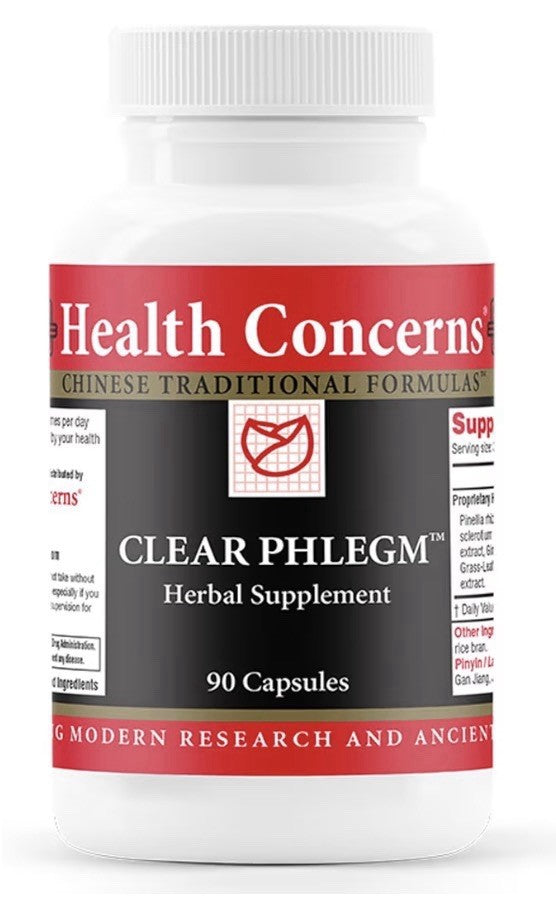 Health Concerns Clear Phlegm Herbal Supplement Mucus Chest Congestion Support