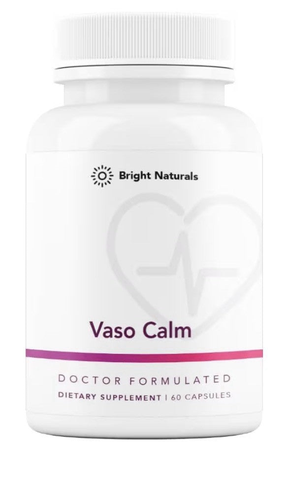 Bright Naturals Vaso Calm Healthy Blood Balance Supplement 60 Capsules
