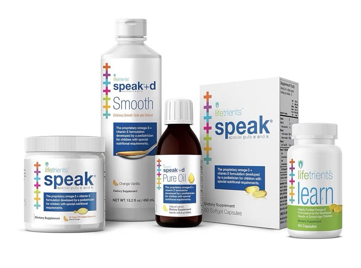 Lifetrients Speak Special Pufa E And K Omega-3 + Vitamins E For Children 60sgel