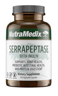 Nutramedix Serrapeptase With Inulin Joint Gut Prebiotic Intestinal Health 120cap