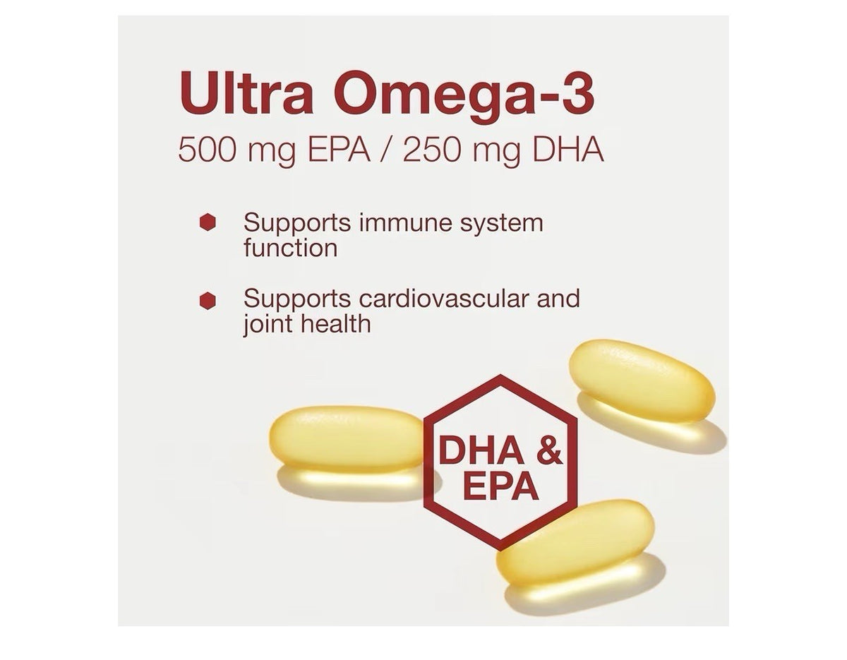 PROTOCOL FOR LIFE BALANCE Ultra Omega-3 Fish Oil Cardiovascular Support 90sgel