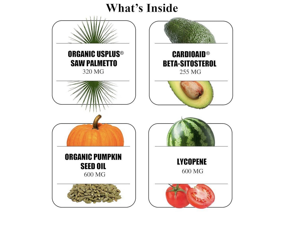 Durable Prostate Saw Palmetto + Beta-Sitosterol Supports Prostate Bladder 60sgel