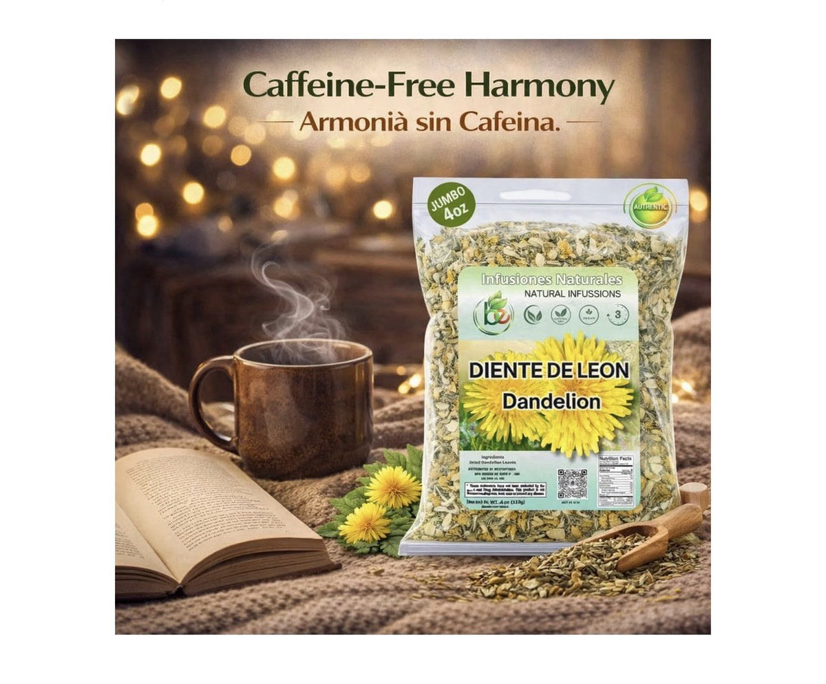B-Eperts Diente de León Dandelion Loose Leaf Herbal Tea Natural 4 oz