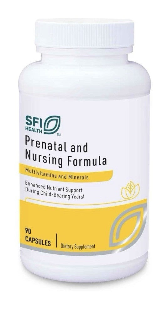 SFI Health Prenatal and  Nursing Formula Multivitamins And Minerals 90 Capsules
