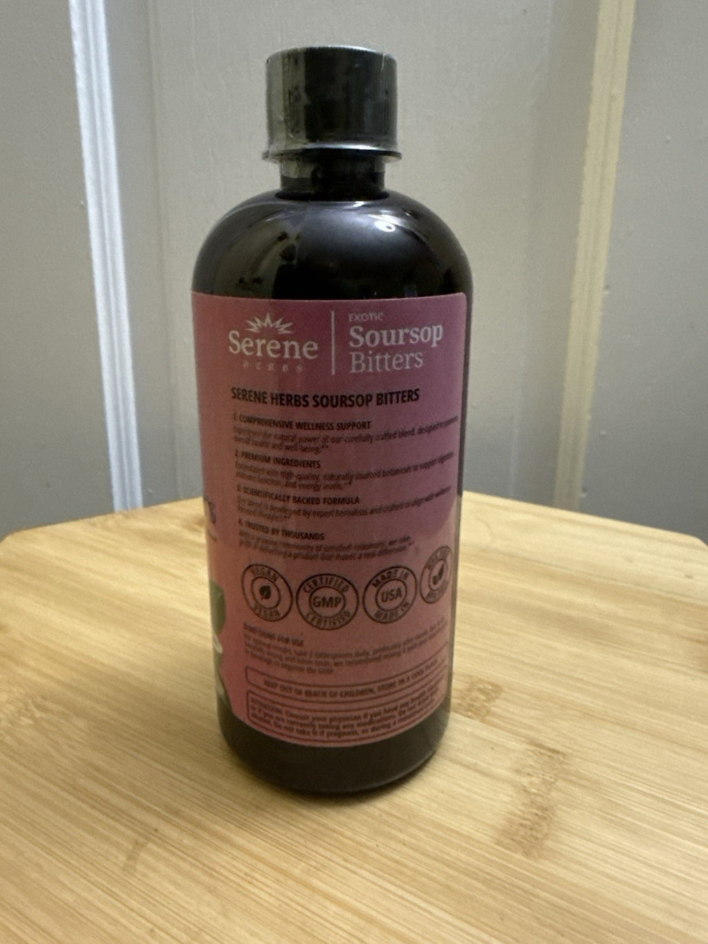 Serene Herbs Soursop Detox Gut Health Mixed Berries Flavor 16oz