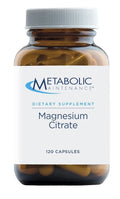 Metabolic Maintenance Magnesium Citrate Calm Sleep Muscle Support GI 120capsules