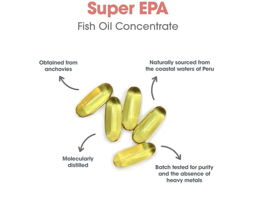 ARG Super EPA Fish Oil Concentrate DHA 200 Softgels Cardiovascular Brain Health