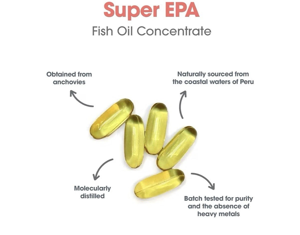ARG Super EPA Fish Oil Concentrate DHA 200 Softgels Cardiovascular Brain Health