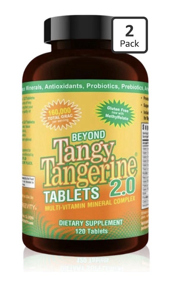 2 Pack Youngevity Beyond Tangy Tangerine 2.0 Multi-Vitamin & Mineral Complex