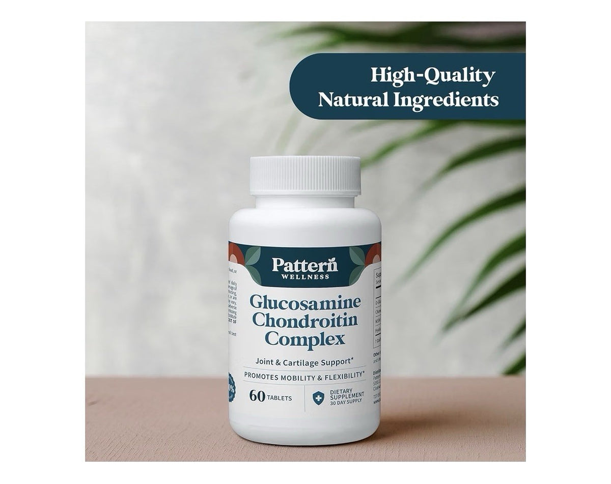 3 Pack Pattern Wellness Glucosamine Chondroitin Complex Joint Cartilage Support
