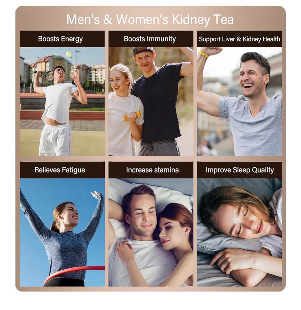 Ginseng Five Treasures Tea Kidney Detox Cleanse 40 Tea Bags