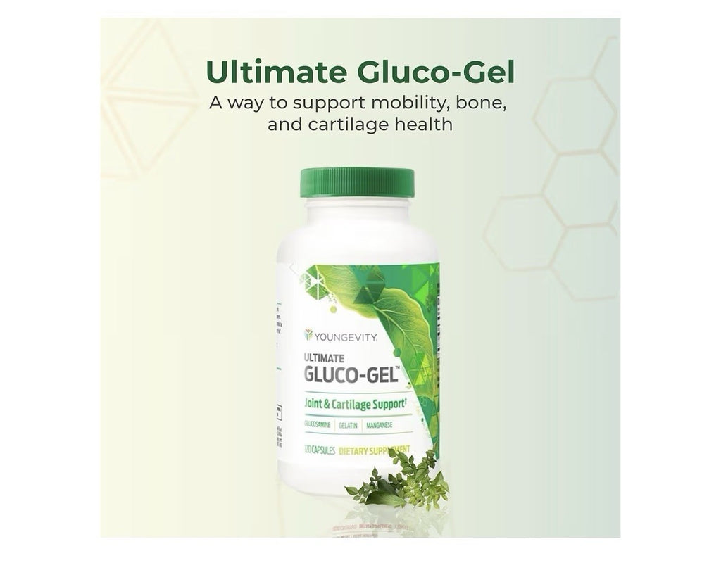Youngevity Ultimate Gluco-Gel Joint & Cartilage Support Tendons Bones 120capsule