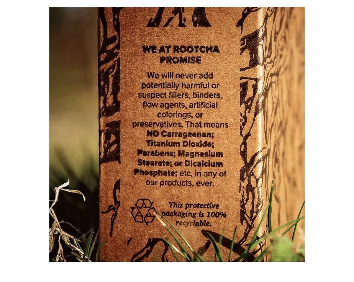Rootcha Potent Pure Magnesium & Zinc Complex Fully Reacted Magnesium 120Capsules