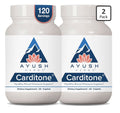 2 Pack Ayush Herbs Carditone Healthy Blood Pressure Support For Women & Men