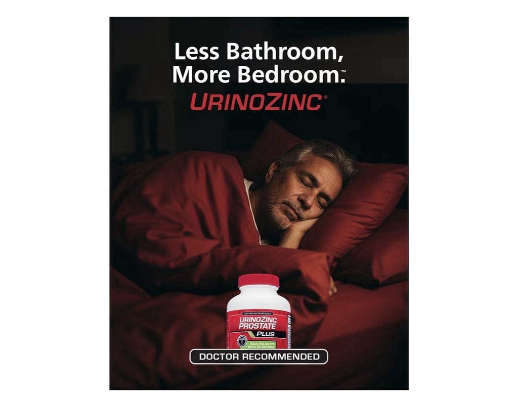 Urinozinc Prostate Plus Prorate Health Reduce Frequent Urination 180 Caplets