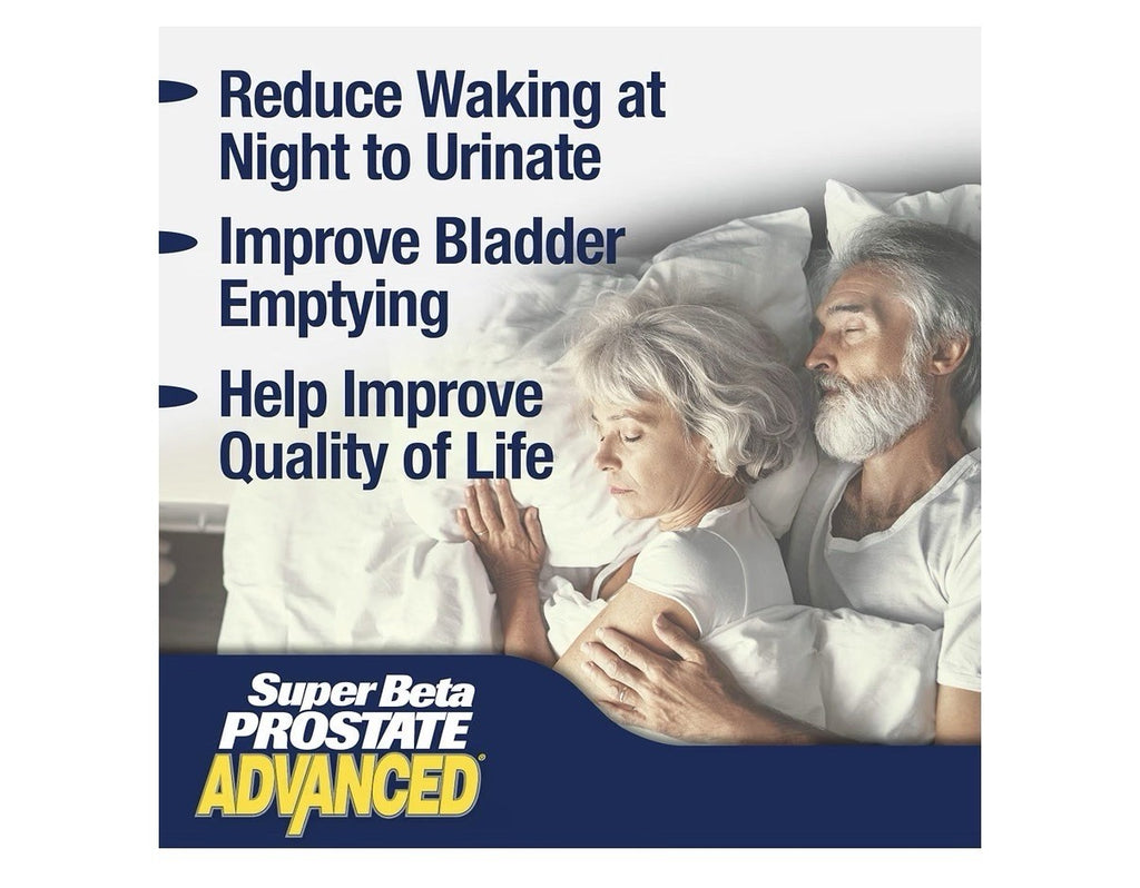 SUPER BETA PROSTATE Advanced For Men Prostate Bladder Health 60 Chewable Tablets