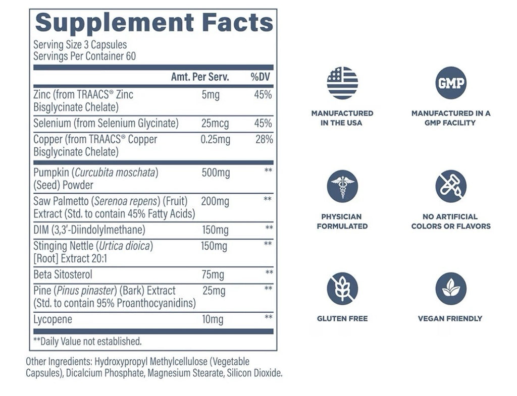 Revive Prostate Maintain Healthy Prostate Reduce Inflammation For Men 120capsule