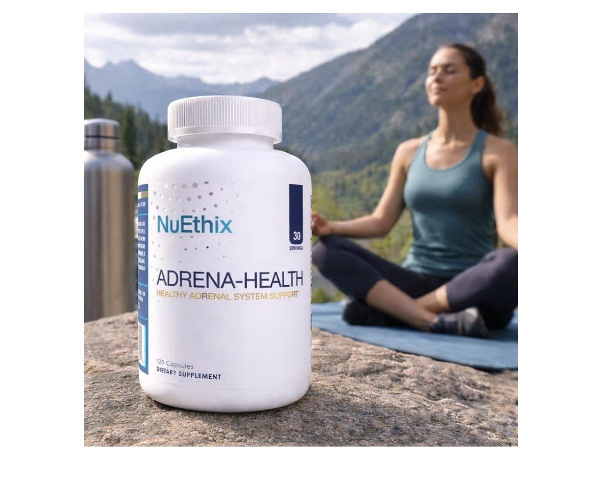 NuEthix Formulations Adrena-Health Healthy Adrenal System Support 120 Capsules