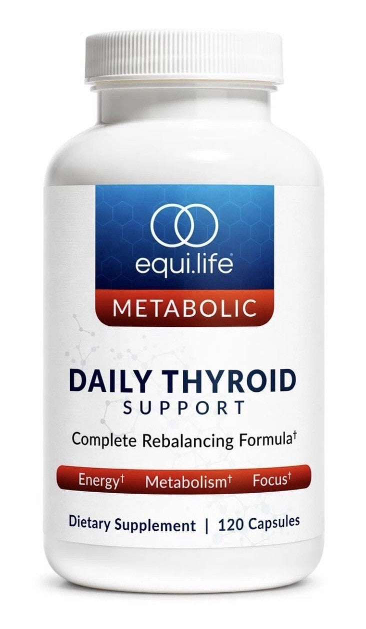 Equilife Metabolic Daily Thyroid Support Energy Focus for Women and Men 120Caps