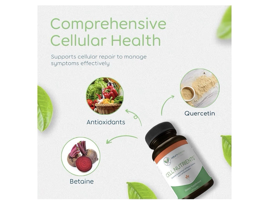 Return Healthy Cell Nutrients Support Cell Repair Systems, Cell Metabolism 120ca