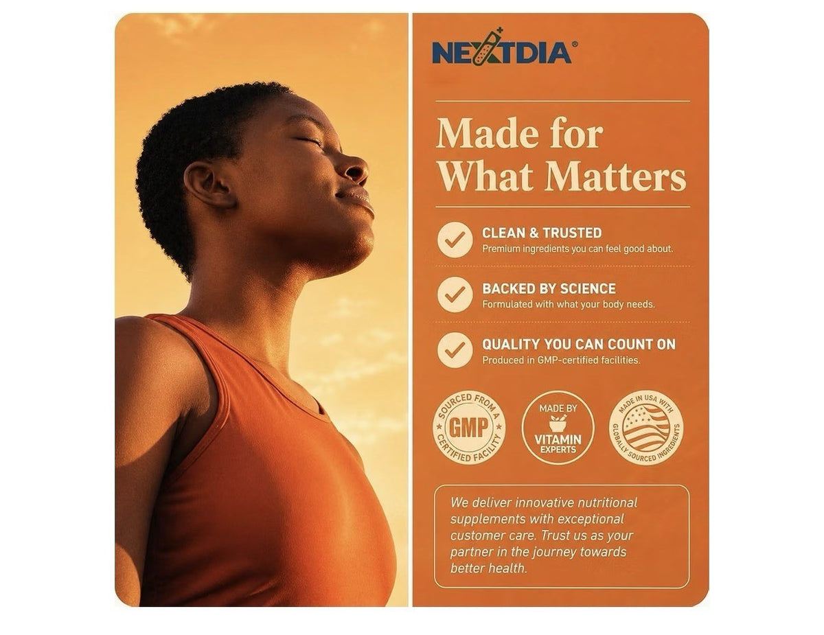 Nextdia Vitamin D3 K2 W/ Omega3 Magnesium Zinc Whole Food Blend for Adults 2Pack