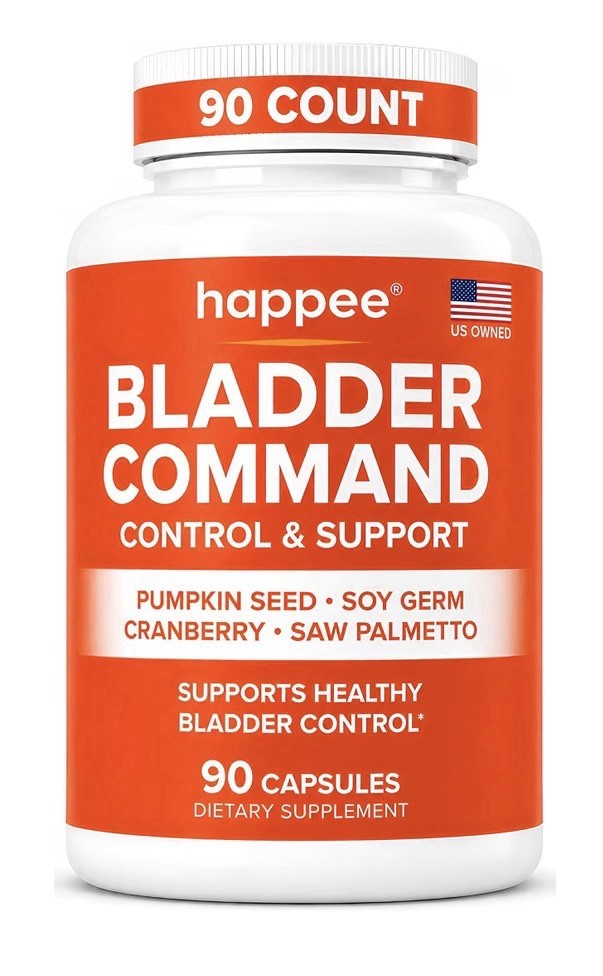Happee Bladder Command Control & Support For Women & Men 90 Capsules