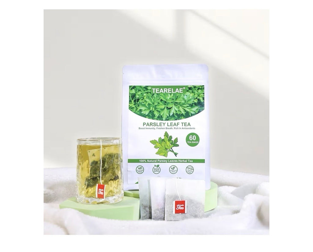 TEARELAE Parsley Leaf Tea Herbal Natural Pure Boost Immunity Fresh Breath 60Tbag