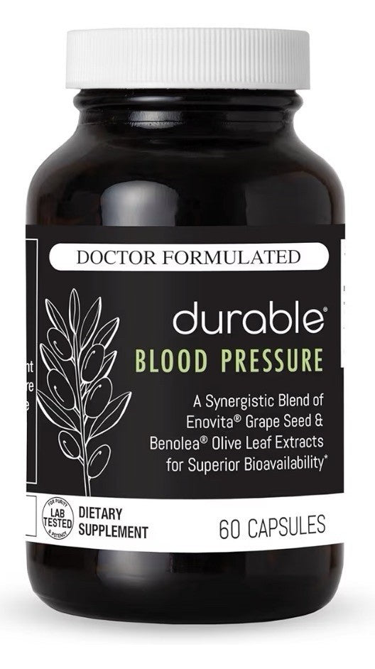 3 Packs Durable Blood Pressure Benolea Olive Leaf & Enovita Grape Seed Extract