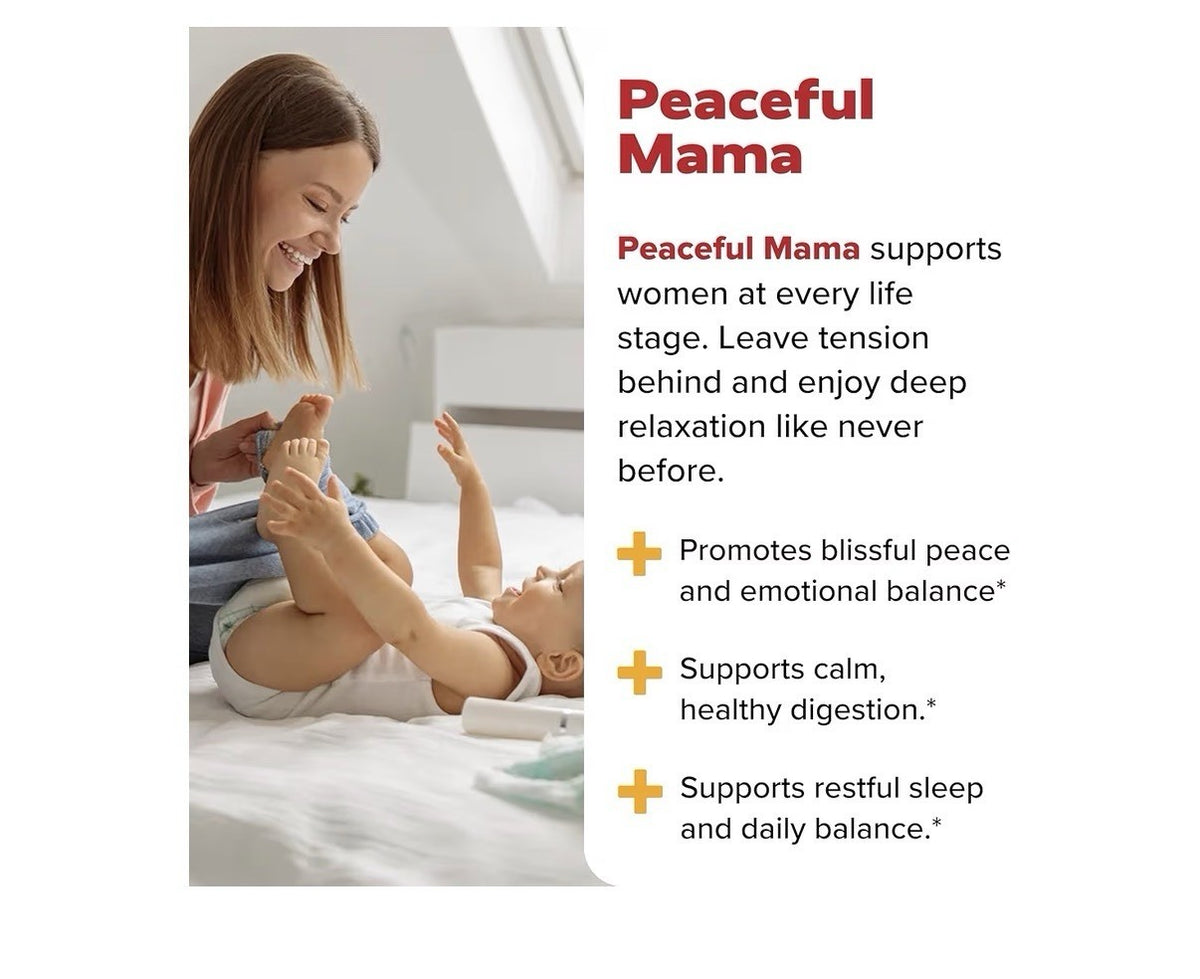 Redd Remedies Peaceful Mama Stress Sleep Mood Support For Women 30 Capsules