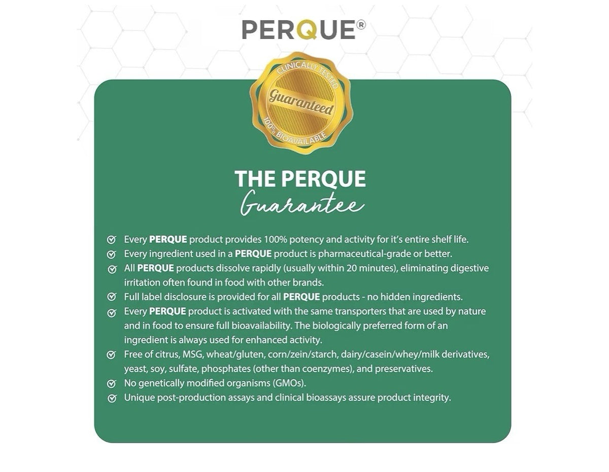 PERQUE Endura/Pak Guard Supports Digestive Health Stamina Mental Clarity 60 Caps