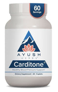 Ayush Herbs Carditone Healthy Blood Pressure Support For Women & Men 60 Capsules