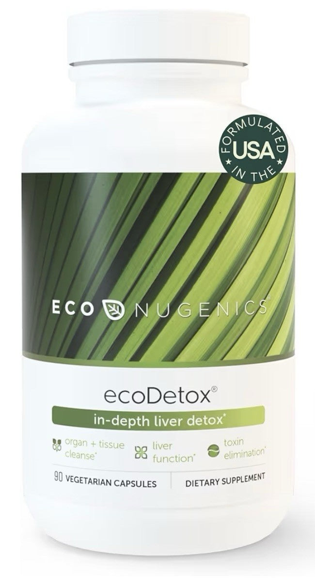 EcoNugenics ecoDetox Liver Detox Organ Tissue Cleanse Toxin Elimination 90 Caps