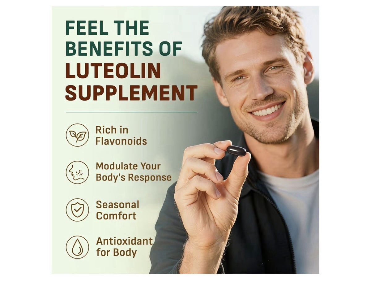 2 Pack Gyumolics Luteolin Supplement for Seasonal Allergies Soothing Comfort
