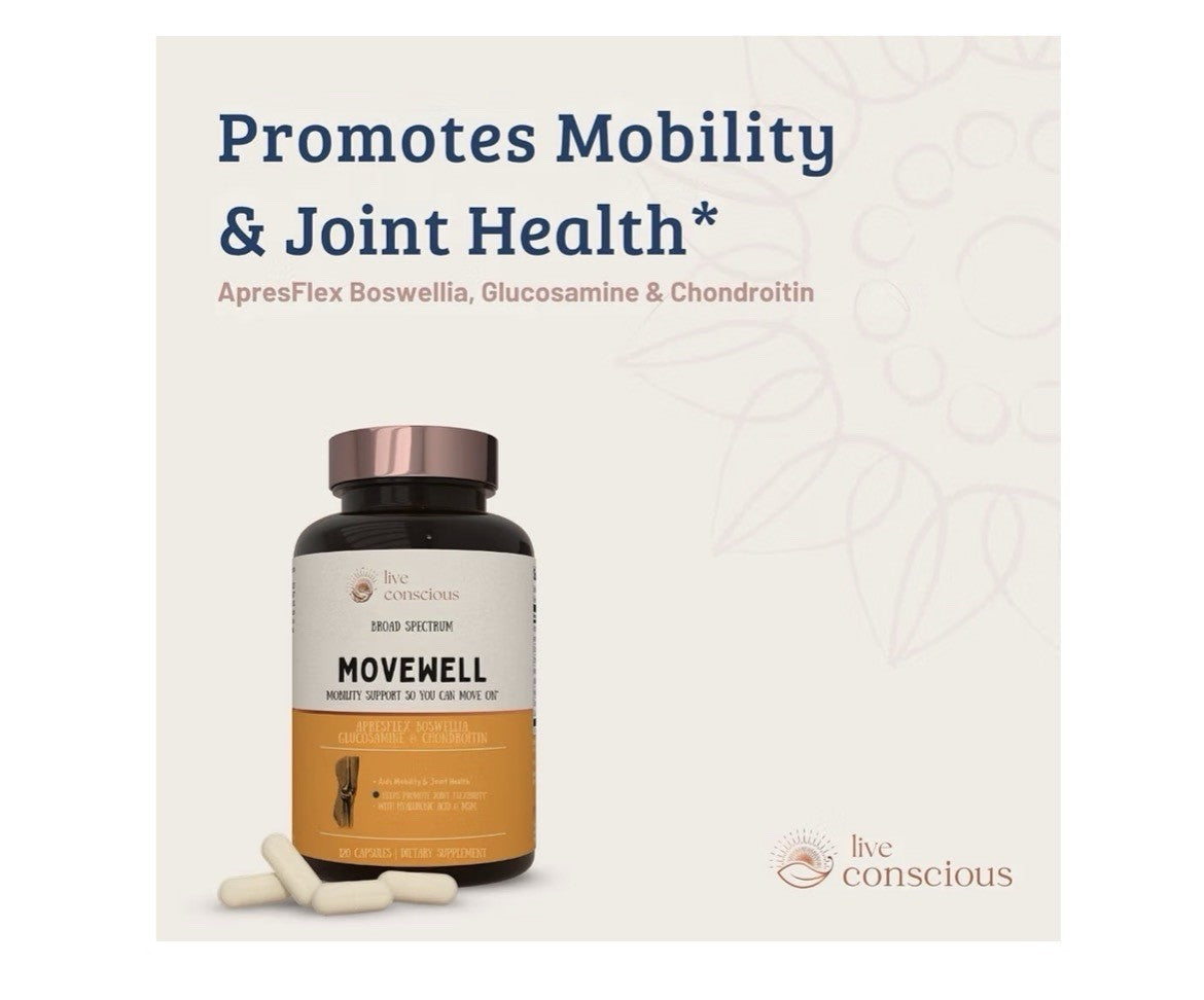 Live Conscious MOVEWELL Mobility Joint Health Joint Flexibility 2 Pack Capsules