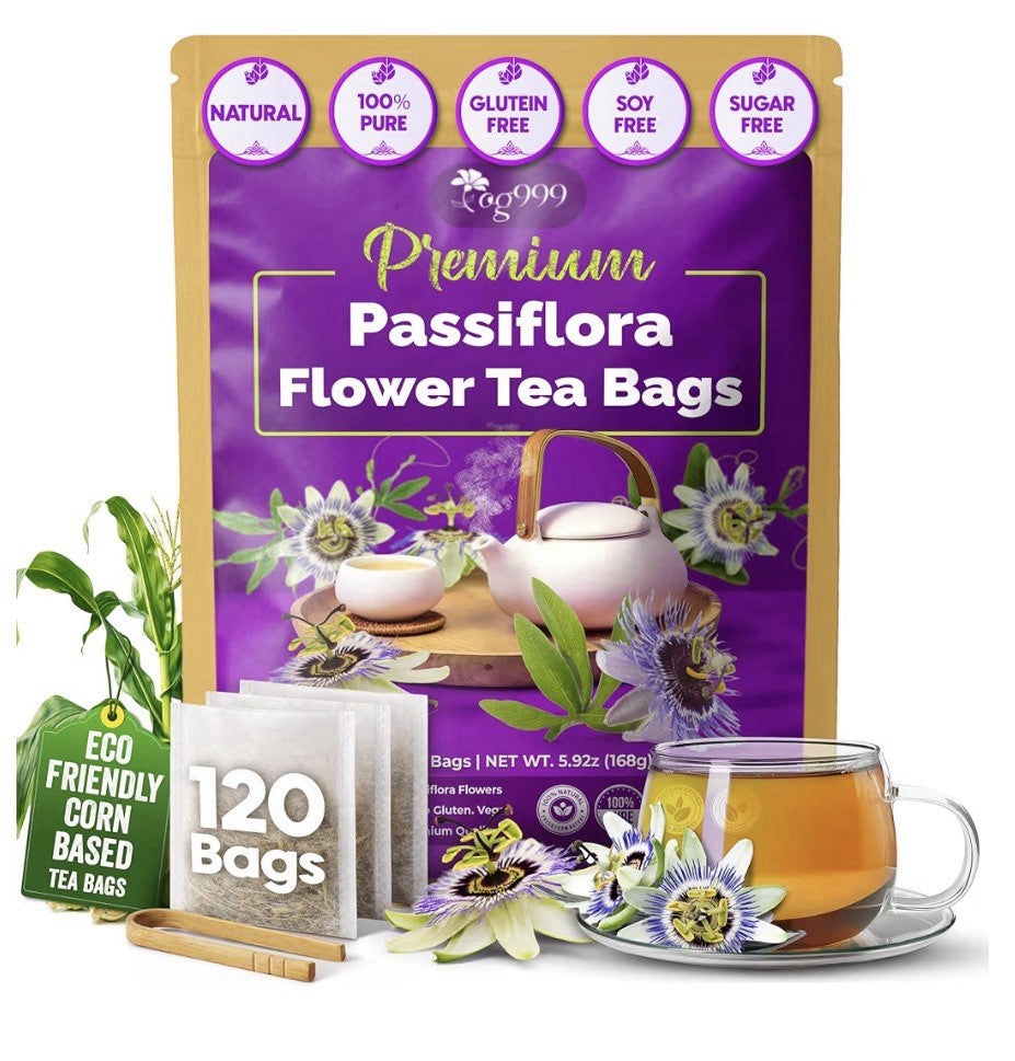 Tog999 Pasiflora Pasion Flower Tea Bags 100% Natural Pure 120TeaBags No Caffeine