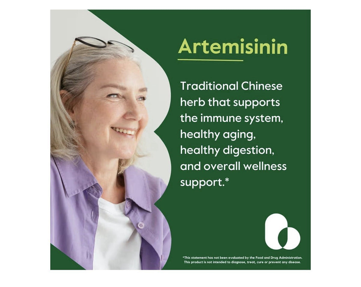 BESTVITE Artemisinin Pure 500 mg Per Capsule 60 Vegetarian Capsules Non Gmo