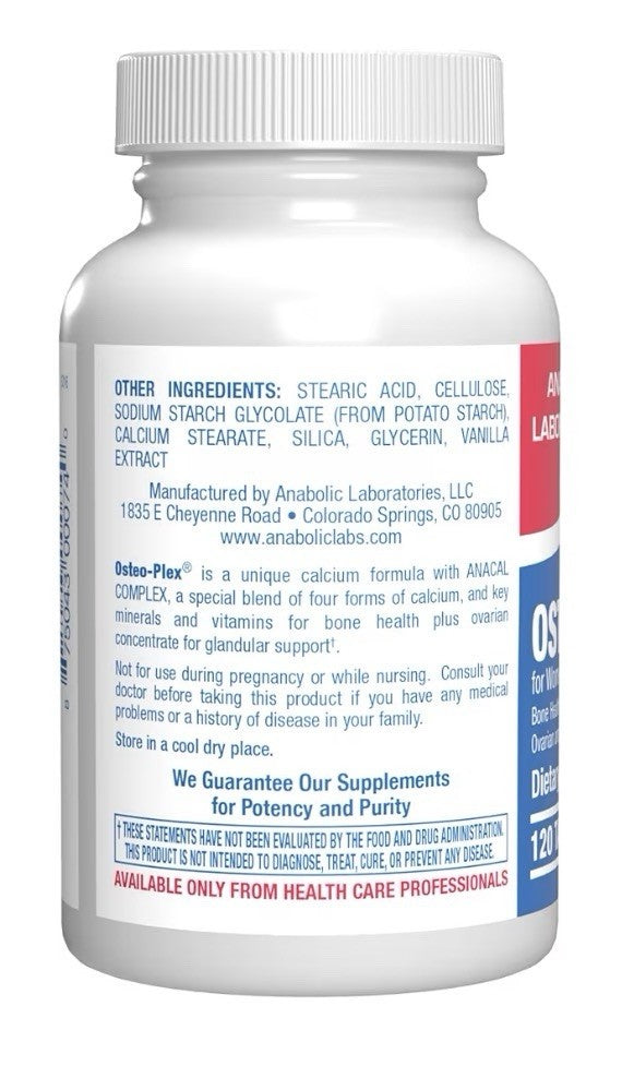 Anabolic Laboratories Osteo-Plex Bone Health Strength For Women Supplement 120Ta