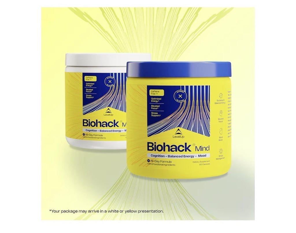 LevelUp Biohack Mind Nootropic Brain Supplement Cognition Energy Mood Men&Women