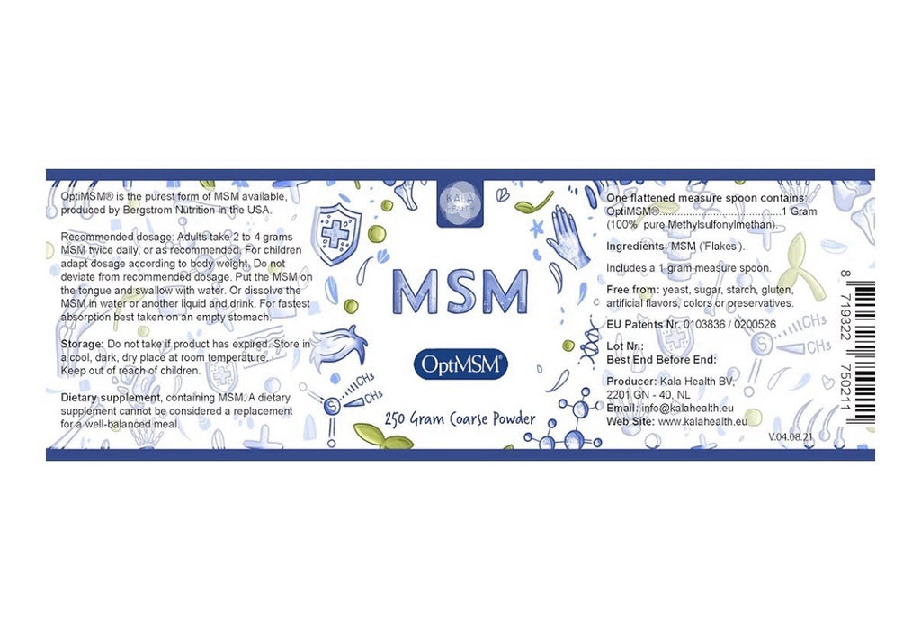 Procapsin MSM OptiMSM Pure Methylsulfonylmethane MSM Supplement Powder 250 Grams