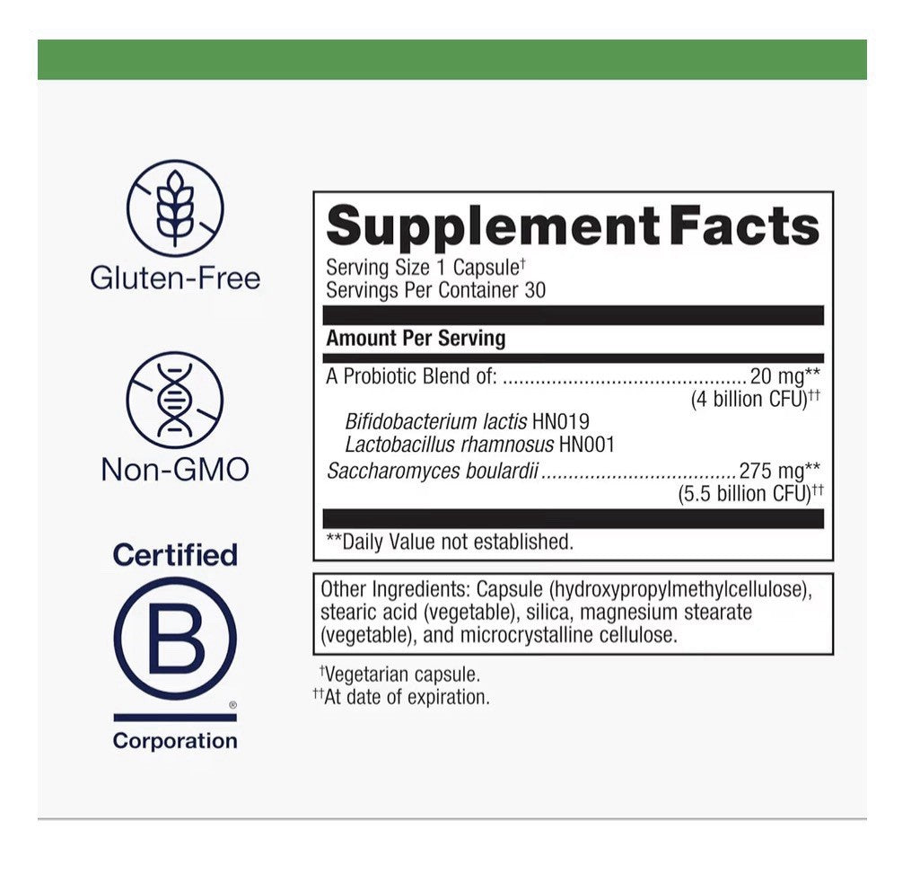 Metagenics UltraFlora Acute Care Probiotic Relives Occasional Diarrhea 30Capsule