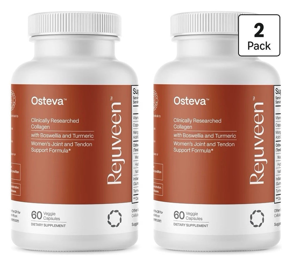 Rejuveen Osteva Women’s Joint And Tendon Support With Collagen Tumeric 2 Pack