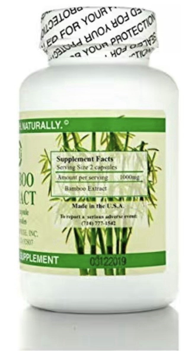 Chi's Enterprise Bamboo Extract 120 Capsules Dietary Supplement
