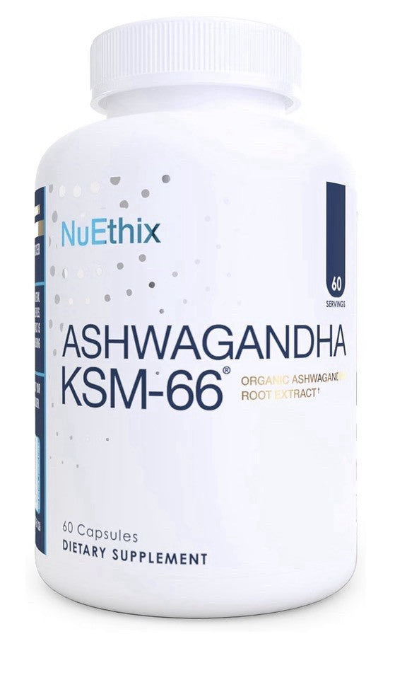 NuEthix Formulations Ashwagandha KSM 66 Mood Stress Cognitive Support 60 Capsule